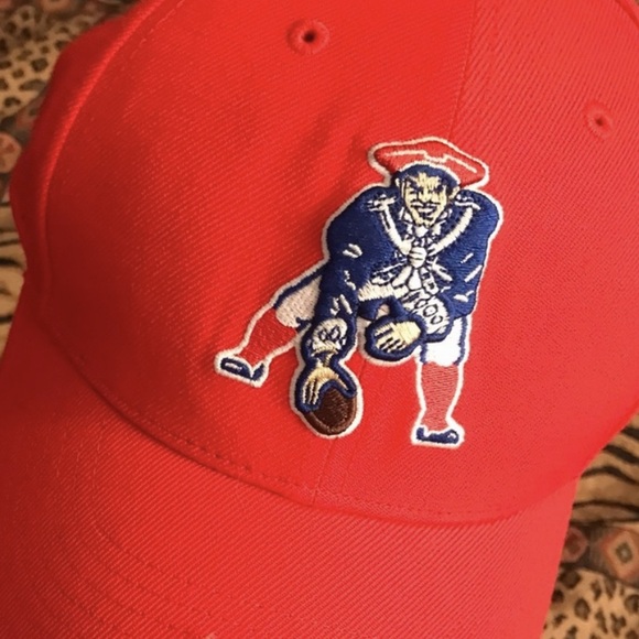 NFL New England Patriots Red retro baseball cap 47 brand, adjustable - Picture 13 of 13